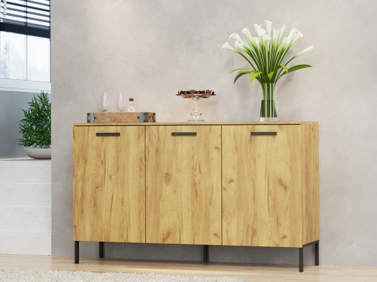ΜΠΟΥΦΕΣ SANTES ΧΡΥΣΟ ΔΡΥΣ-ΓΡΑΦΙΤΗ 155X42X92.5CM