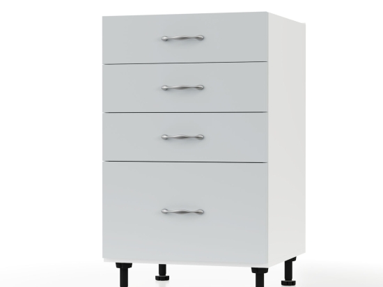 MODEST ΚΑΤΩ ΝΤΟΥΛΑΠΙ ΣΥΡΤΑΡΙΕΡΑ ΓΚΡΙ 50X48X82 ΕΚ