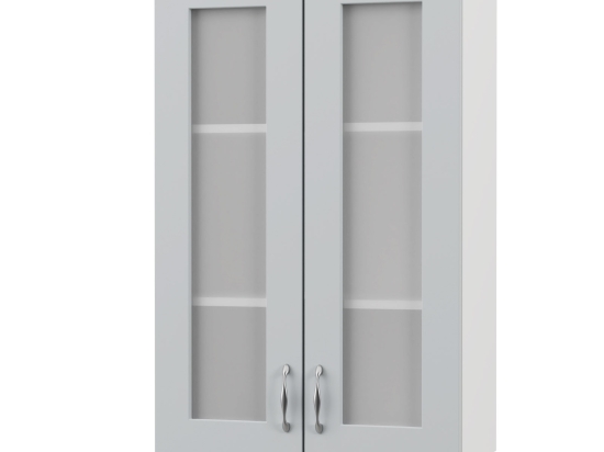 MODEST ΠΑΝΩ ΝΤΟΥΛΑΠΙ-ΒΙΤΡΙΝΑ ΓΚΡΙ 60X30X92ΕΚ