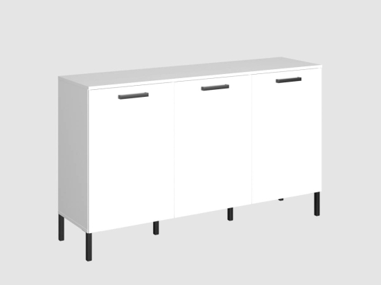 ΜΠΟΥΦΕΣ SANTES ΛΕΥΚΟΣ 155X42X92.5CM