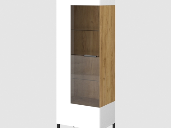 ΒΙΤΡΙΝΑ SANTES ΧΡΥΣΟ ΔΡΥΣ-ΛΕΥΚΟ 64.2X42X197.5CM