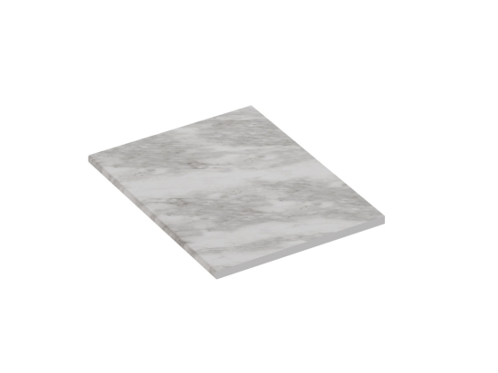 ΠΑΓΚΟΣ ΚΟΥΖΙΝΑΣ ΛΕΥΚΟ ΜΑΡΜΑΡΟ 80X60X2.8CM