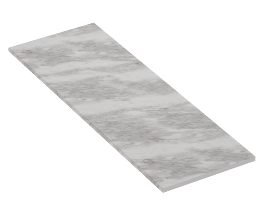 ΠΑΓΚΟΣ ΚΟΥΖΙΝΑΣ ΛΕΥΚΟ ΜΑΡΜΑΡΟ 180X60X2.8CM