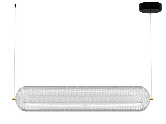 ΦΩΤΙΣΤΙΚΟ ΚΡΕΜΑΣΤΟ ΡΑΓΑ LED 80W 4000K ΧΡΥΣΟ 80X15X120CM