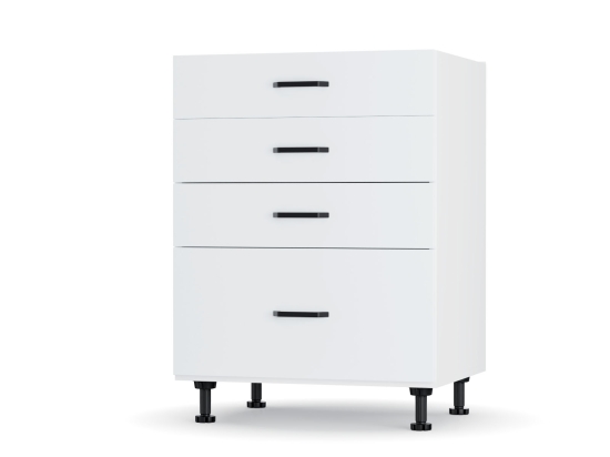 MODEST ΚΑΤΩ ΝΤΟΥΛΑΠΙ ΣΥΡΤΑΡΙΕΡΑ ΛΕΥΚΟ  60X48X82 ΕΚ