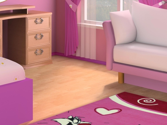 Χαλί Παιδικό Kids 5074 Pink 160X230cm