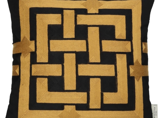 ΜΑΞΙΛΑΡΙ ARTELIBRE ΧΡΥΣΟ ΒΑΜΒΑΚΕΡΟ 45X45CM