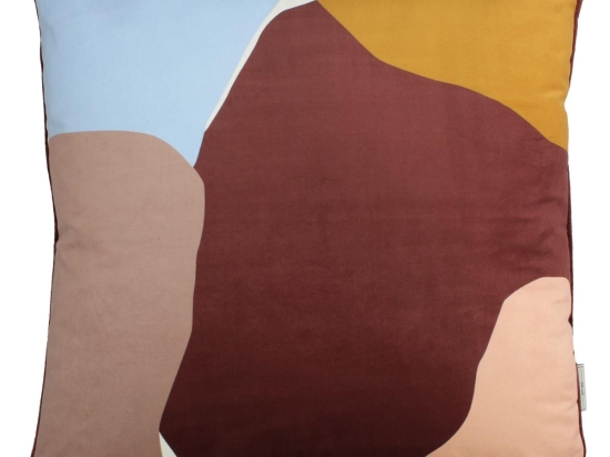 ΜΑΞΙΛΑΡΙ ARTELIBRE ΠΟΛΥΧΡΩΜΟ ΒΕΛΟΥΔΟ 60X60CM