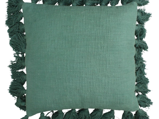 ΜΑΞΙΛΑΡΙ ARTELIBRE ΜΕ ΦΟΥΝΤΕΣ ΜΠΛΕ ΒΑΜΒΑΚΕΡΟ 45X45CM