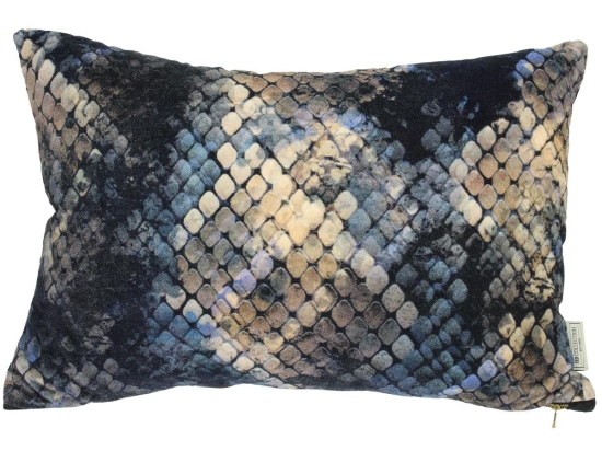ΜΑΞΙΛΑΡΙ ARTELIBRE ΔΕΡΜΑ ΦΙΔΙΟΥ ΜΠΛΕ ΒΕΛΟΥΔΟ 40X60CM