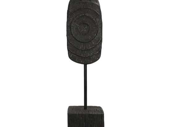 ΔΙΑΚΟΣΜΗΤΙΚΟ ARTELIBRE ΦΙΓΟΥΡΑ ΜΑΥΡΟ POLYRESIN 10.5X9.7X45CM