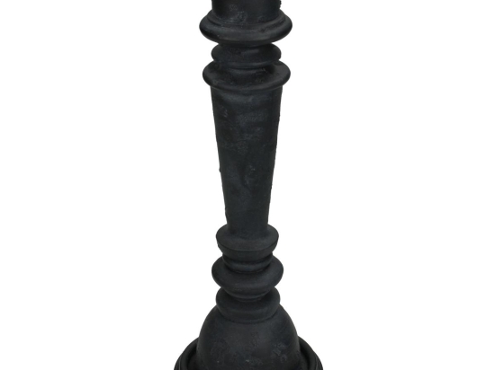 ΚΗΡΟΠΗΓΙΟ ARTELIBRE ΜΑΥΡΟ POLYRESIN 8.5X8.5X25CM