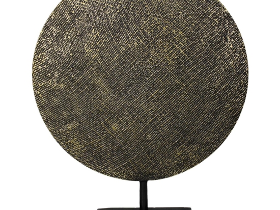 ΔΙΑΚΟΣΜΗΤΙΚΟ ARTELIBRE ΔΙΣΚΟΣ ΚΑΦΕ ΑΛΟΥΜΙΝΙΟ 40X10X50CM