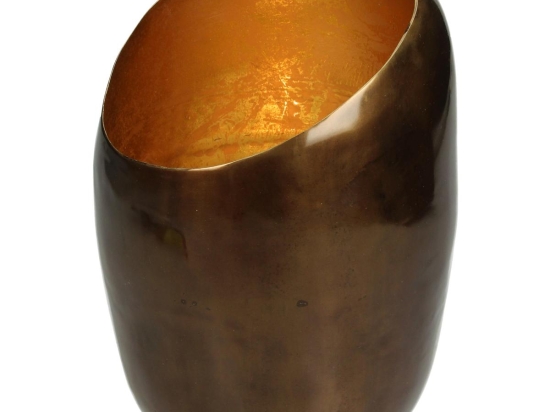 ΚΗΡΟΠΗΓΙΟ ARTELIBRE ΜΠΡΟΝΖΕ ΑΛΟΥΜΙΝΙΟ 13.5X13.5X20CM