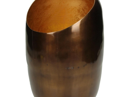 ΚΗΡΟΠΗΓΙΟ ARTELIBRE ΜΠΡΟΝΖΕ ΑΛΟΥΜΙΝΙΟ 17X17X27CM