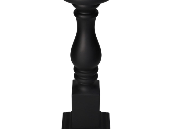 ΚΗΡΟΠΗΓΙΟ ARTELIBRE ΜΑΥΡΟ POLYRESIN 10.2X10.2X32.5CM