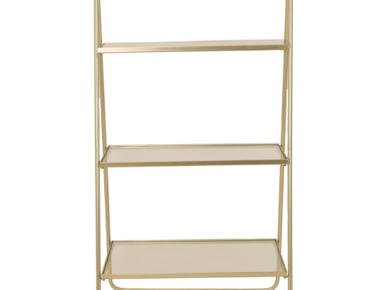 ΡΑΦΙΕΡΑ ARTELIBRE ΧΡΥΣΟ ΜΕΤΑΛΛΟ 57X37X110CM