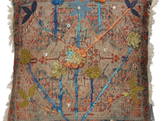 ΜΑΞΙΛΑΡΙ ARTELIBRE VINTAGE ΠΟΛΥΧΡΩΜΟ ΒΑΜΒΑΚΕΡΟ 45X45CM