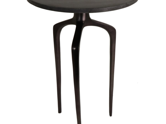 ΤΡΑΠΕΖΑΚΙ ARTELIBRE ΜΑΥΡΟ ΜΑΡΜΑΡΟ 37.3X37.3X54.6CM