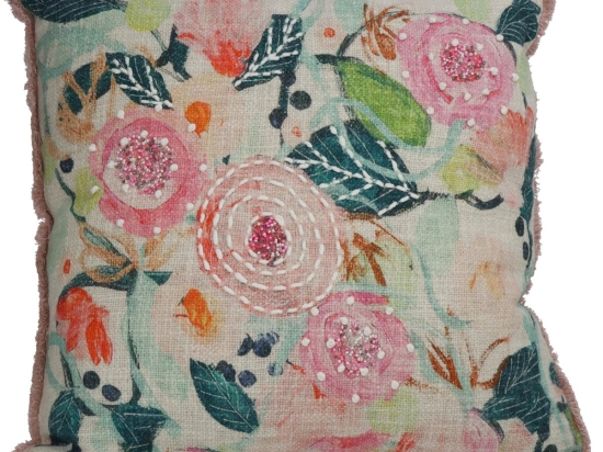 ΜΑΞΙΛΑΡΙ ARTELIBRE ΠΟΛΥΧΡΩΜΟ ΒΑΜΒΑΚΕΡΟ 45X45CM
