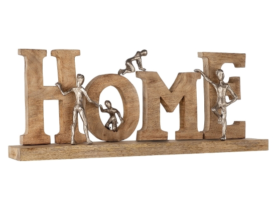 ΔΙΑΚΟΣΜΗΤΙΚΟ ARTELIBRE 'HOME' ΦΥΣΙΚΟ/ΜΠΡΟΝΖΕ ΞΥΛΟ/ΑΛΟΥΜΙΝΙΟ 8X60X23.5CM