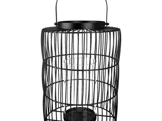 ΦΑΝΑΡΙ ARTELIBRE ΚΛΟΥΒΙ ΜΑΥΡΟ ΜΕΤΑΛΛΟ 35CM