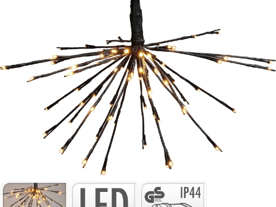 24 ΠΤΥΣΣΟΜΕΝΑ ΚΛΑΔΙΑ ARTELIBRE ΜΕ LED ΘΕΡΜΟ ΦΩΣ ΕΣΩΤ. ΚΑΙ ΕΞΩΤ. ΧΩΡΟΥ Φ45CM