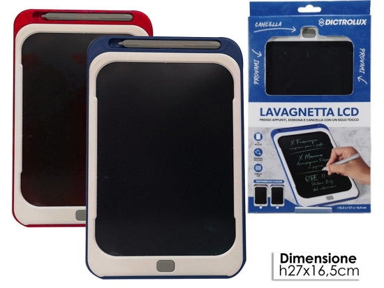 ΜΑΥΡΟΠΙΝΑΚΑΣ ΣΗΜΕΙΩΣΕΩΝ LCD ΠΛΑΣΤΙΚΟ 27X16.5CM ΣΕ 2 ΧΡΩΜΑΤΑ