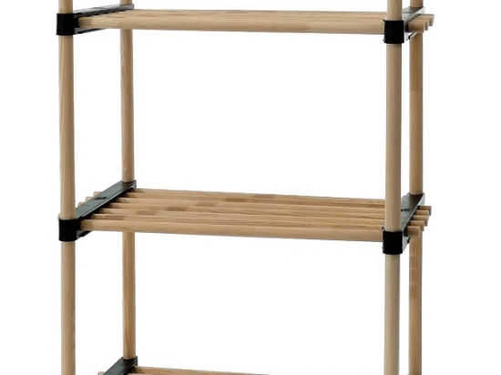 ΡΑΦΙΕΡΑ 4 ΡΑΦΙΑ ΦΥΣΙΚΟ ΞΥΛΟ 49X28X92CM