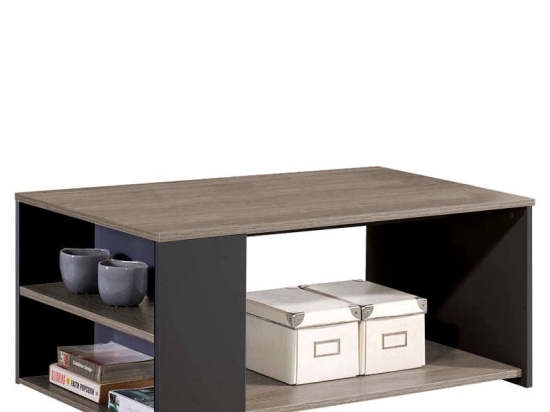 ΤΡΑΠΕΖΑΚΙ ΣΑΛΟΝΙΟΥ ARTELIBRE AMIRA ΜΟΡΙΟΣΑΝΙΔΑ RAW ENDGRAIN OAK/ANTHRACITE 110X60X42CM