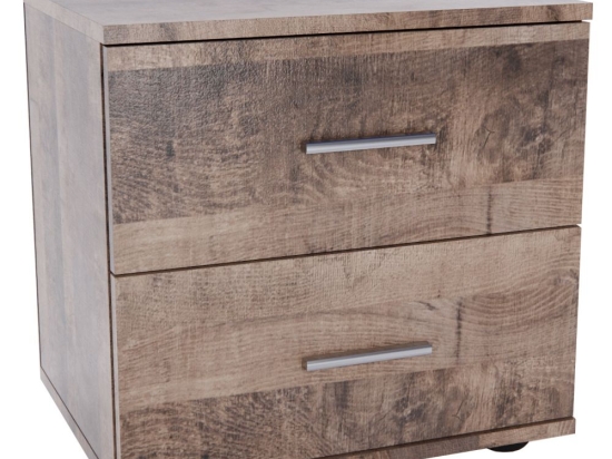 ΚΟΜΟΔΙΝΟ ARTELIBRE ΜΠΡΟΥΝΟ ΜΟΡΙΟΣΑΝΙΔΑ GRANGE OAK 48X36X41CM