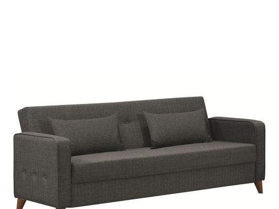 ΚΑΝΑΠΕΣ ΚΡΕΒΑΤΙ ΤΡΙΘΕΣΙΟΣ ARTELIBRE GABRIEL 3S ΓΚΡΙ 216X79X81CM