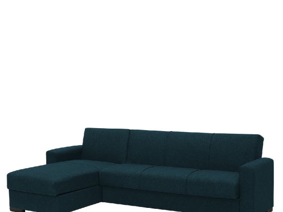 ΚΑΝΑΠΕΣ ΚΡΕΒΑΤΙ ΓΩΝΙΑΚΟΣ ARTELIBRE JOSE ΜΠΛΕ 270X150X86CM