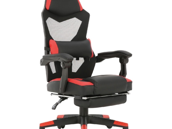 ΚΑΡΕΚΛΑ ΓΡΑΦΕΙΟΥ ARTELIBRE GAMING ΙΟΥΛΙΑ ΚΟΚΚΙΝΟ PVC 63X67X113-121CM