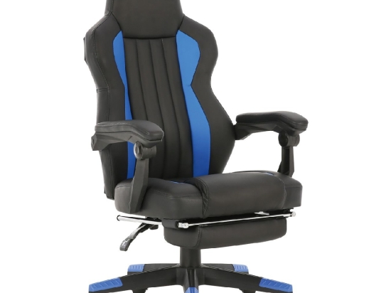 ΚΑΡΕΚΛΑ ΓΡΑΦΕΙΟΥ ARTELIBRE GAMING ΔΩΡΑ ΜΠΛΕ PU 64X71X113-121CM