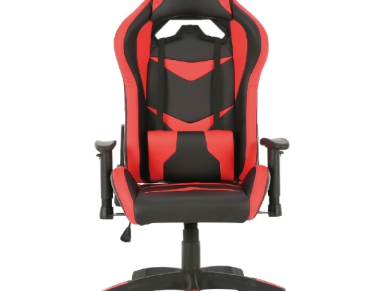 ΚΑΡΕΚΛΑ ΓΡΑΦΕΙΟΥ ARTELIBRE GAMING ΑΙΜΙΛΙΑ ΚΟΚΚΙΝΟ PVC 69X67X124-134CM