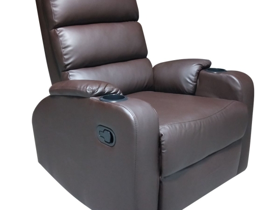 ΠΟΛΥΘΡΟΝΑ ARTELIBRE RELAX HEDER ΚΑΦΕ PU 80X78X98CM
