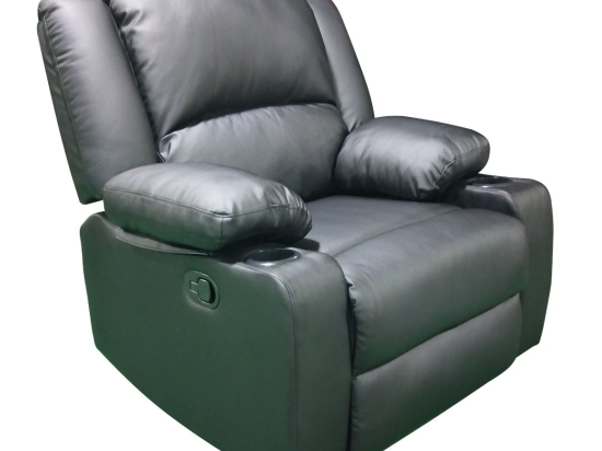ΠΟΛΥΘΡΟΝΑ ARTELIBRE RELAX DAFODILL ΜΑΥΡΟ PU 90X94X102CM