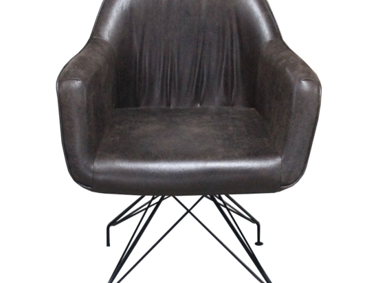 ΠΟΛΥΘΡΟΝΑ ARTELIBRE JOEL ΚΑΦΕ 66.5X64X82CM