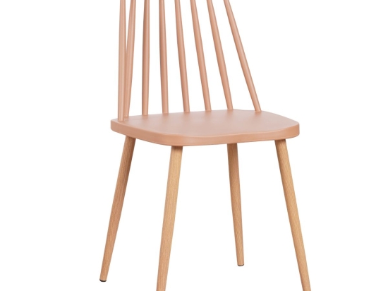 ΚΑΡΕΚΛΑ ARTELIBRE CYGNET CAPPUCCINO PP/ΜΕΤΑΛΛΟ 42X46X80CM