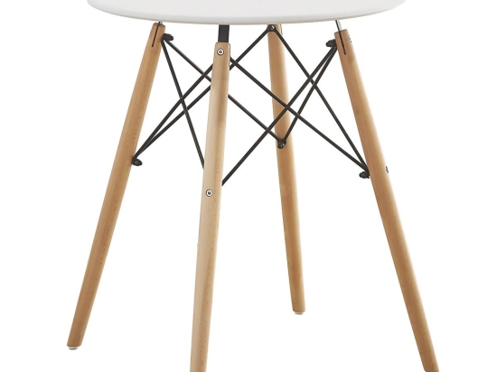 ΤΡΑΠΕΖΙ ARTELIBRE RAPTOR ΛΕΥΚΟ MDF/ΞΥΛΟ 60X60X70CM