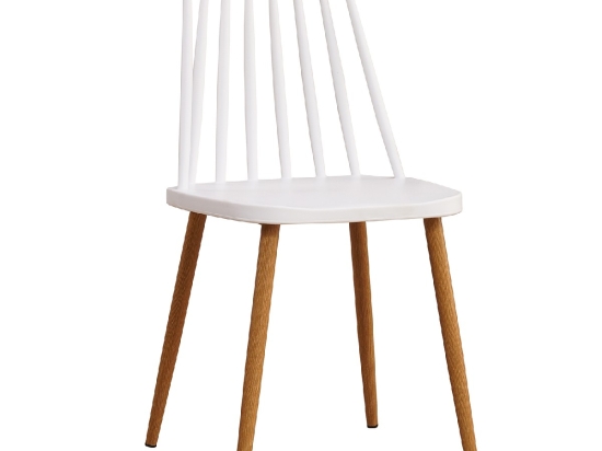 ΚΑΡΕΚΛΑ ARTELIBRE CYGNET ΛΕΥΚΟ PP/ΜΕΤΑΛΛΟ 42X46X80CM
