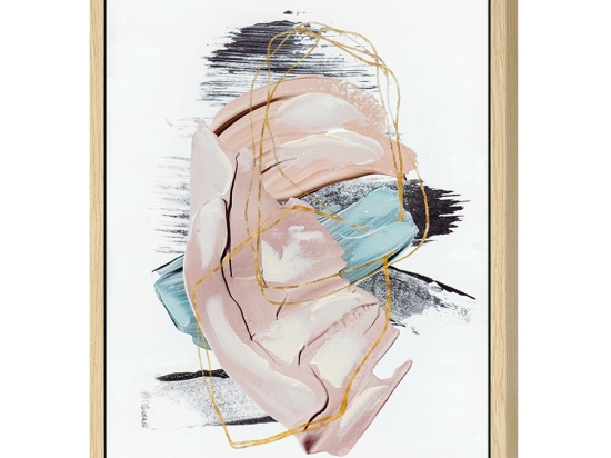 ΠΙΝΑΚΑΣ ΣΕ ΚΟΡΝΙΖΑ ARTELIBRE "ABSTRACT" ΚΑΜΒΑΣ 50X70X4CM