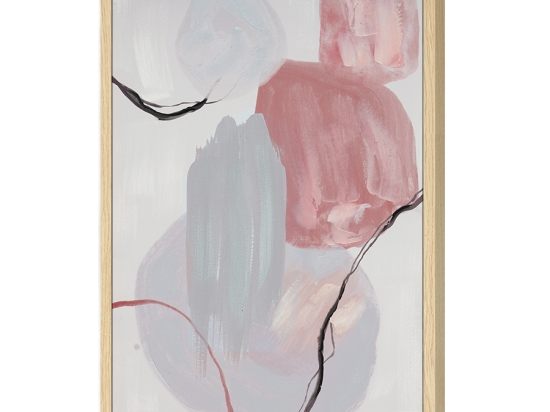 ΠΙΝΑΚΑΣ ΣΕ ΚΟΡΝΙΖΑ ARTELIBRE "ABSTRACT" ΚΑΜΒΑΣ 60X90X4CM