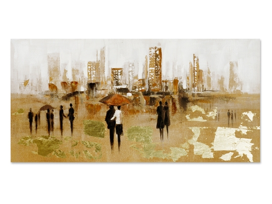 ΠΙΝΑΚΑΣ ARTELIBRE "ΜΕΡΑ ΣΤΗΝ ΠΟΛΗ" ΚΑΜΒΑΣ 60X120X3CM