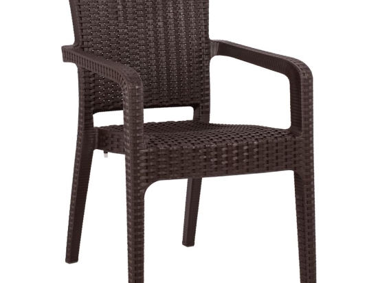 ΚΑΡΕΚΛΑ ΚΗΠΟΥ ARTELIBRE ΚΑΦΕ RATTAN 58X55X87CM