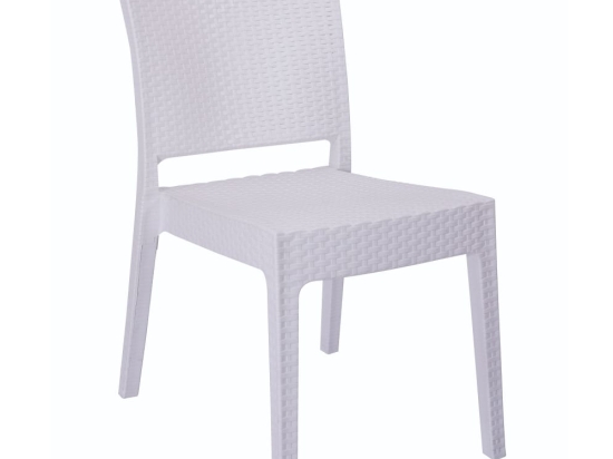 ΚΑΡΕΚΛΑ ΚΗΠΟΥ ARTELIBRE ΛΕΥΚΟ RATTAN 47X55X87CM