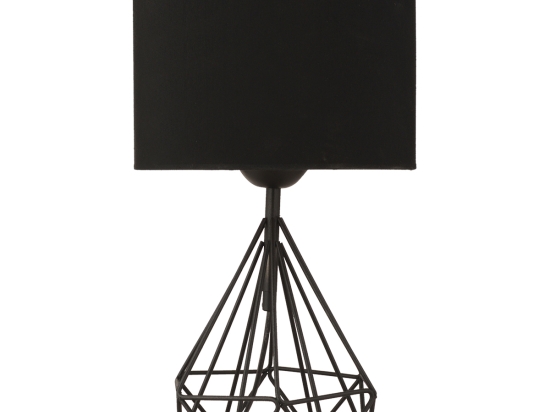 ΦΩΤΙΣΤΙΚΟ ΕΠΙΤΡΑΠΕΖΙΟ ARTELIBRE BIE ΜΑΥΡΟ ΜΕΤΑΛΛΟ 22X55CM