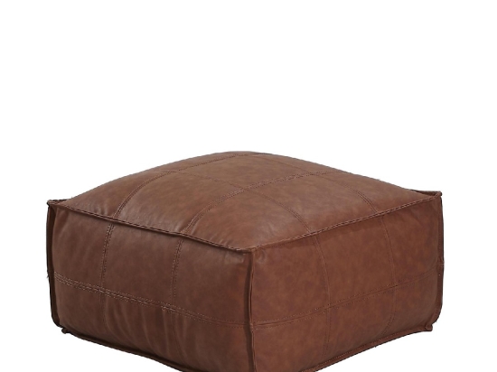 ΠΟΥΦ ARTELIBRE OMARI CAMEL ΔΕΡΜΑ 64X64X32CM