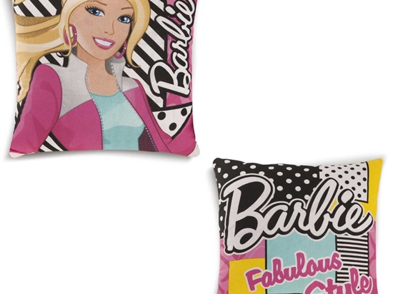 Διακοσμητικό Μαξιλάρι Barbie 09 (Με Γέμιση) DimCol 40Χ40 Πολυέστερ